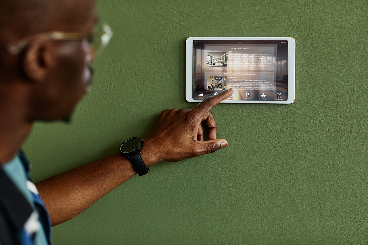 Amenity Service - One-touch Access for Residents