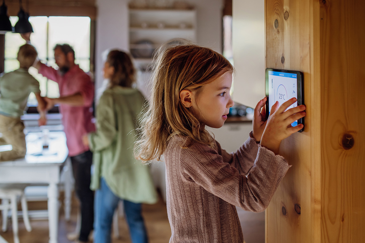 Smart climate control system regulating home temperature